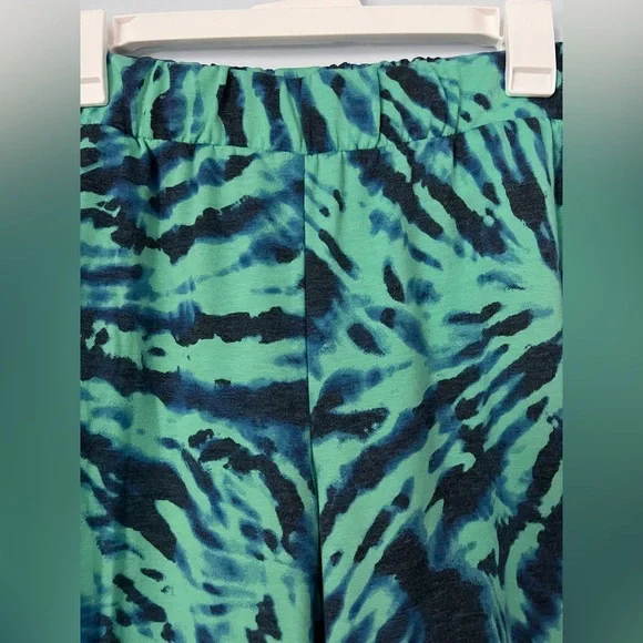 Women’s Jenni Aqua Ocean Burst Sleep Bottoms - Picture 4 of 5